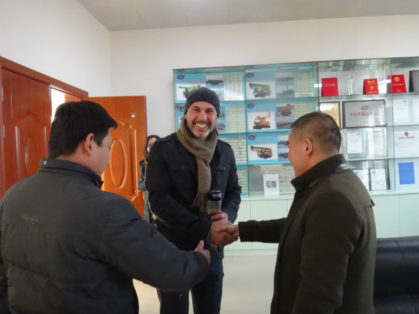 山东力强迎来2016第二批国外客商