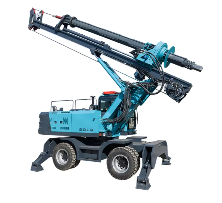 轮式锁杆旋挖机